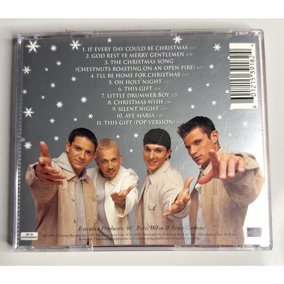 98 Degrees – This Christmas CD 1999 Pop Holiday Album Boy Band Hits - Picture 2 of 6